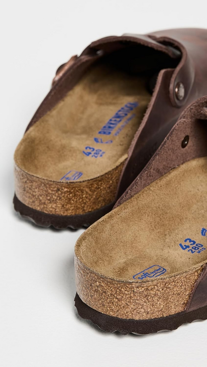 Birkenstock Boston Oiled Leather Clogs