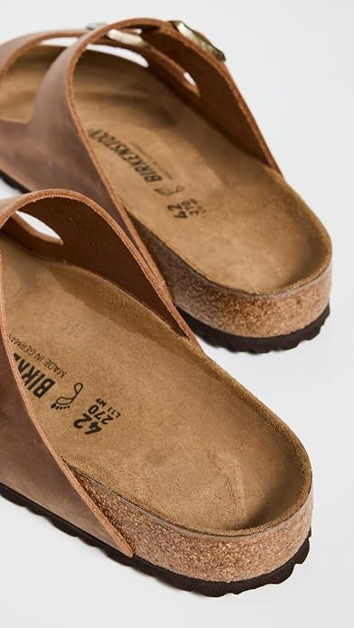 Birkenstock Arizona Tobacco Oiled Leather Sandals