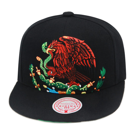 Men's Mitchell & Ness Branded Cropped Eagle Snapback - Mexican Flag