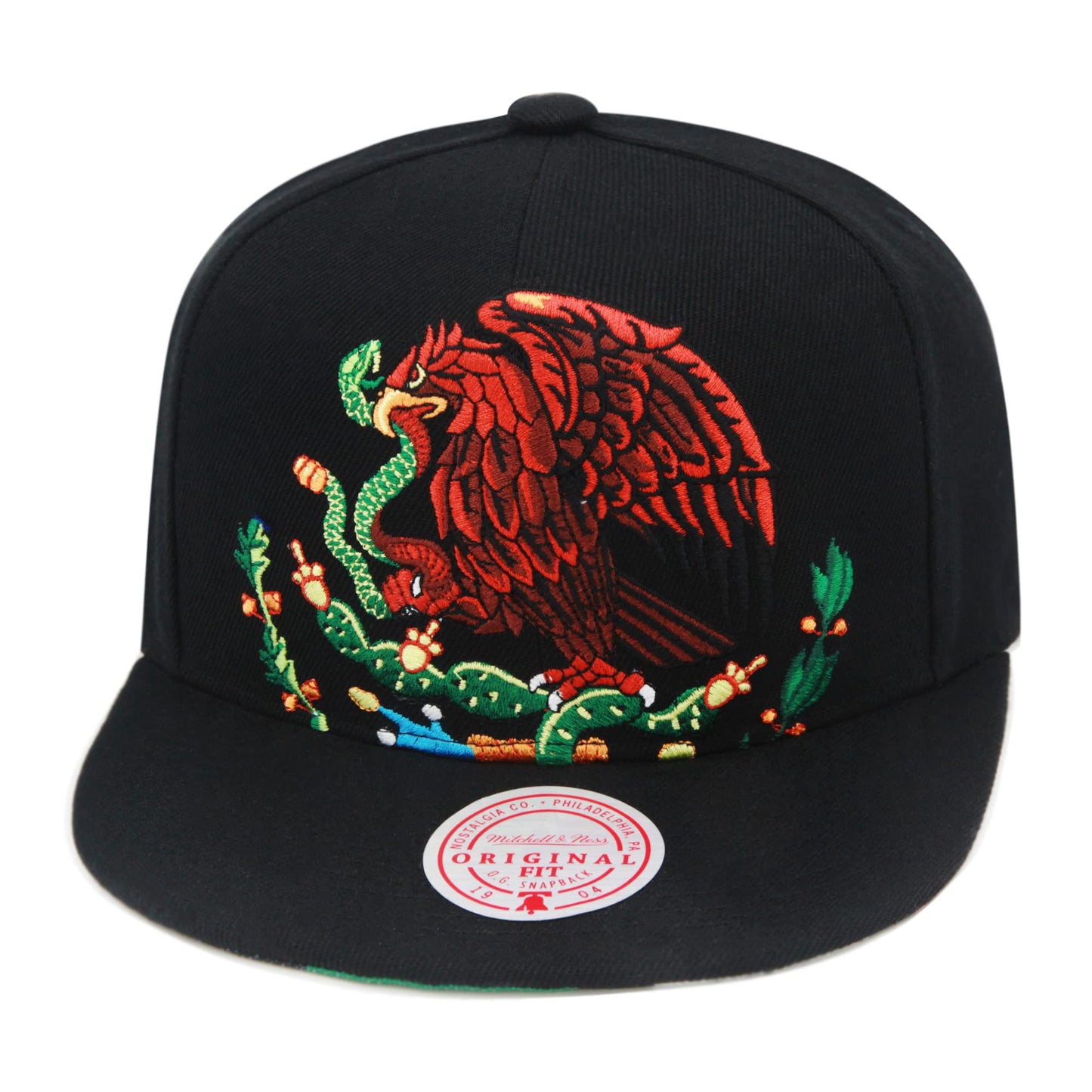 Mitchell & Ness Men's Branded Cropped Eagle Snapback Snapback Caps