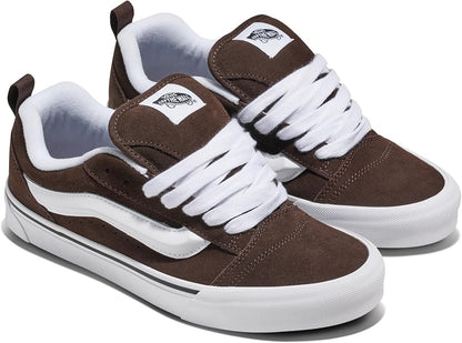 [vn0009qcnwh] Mens Vans Knu Skool - Brown/white