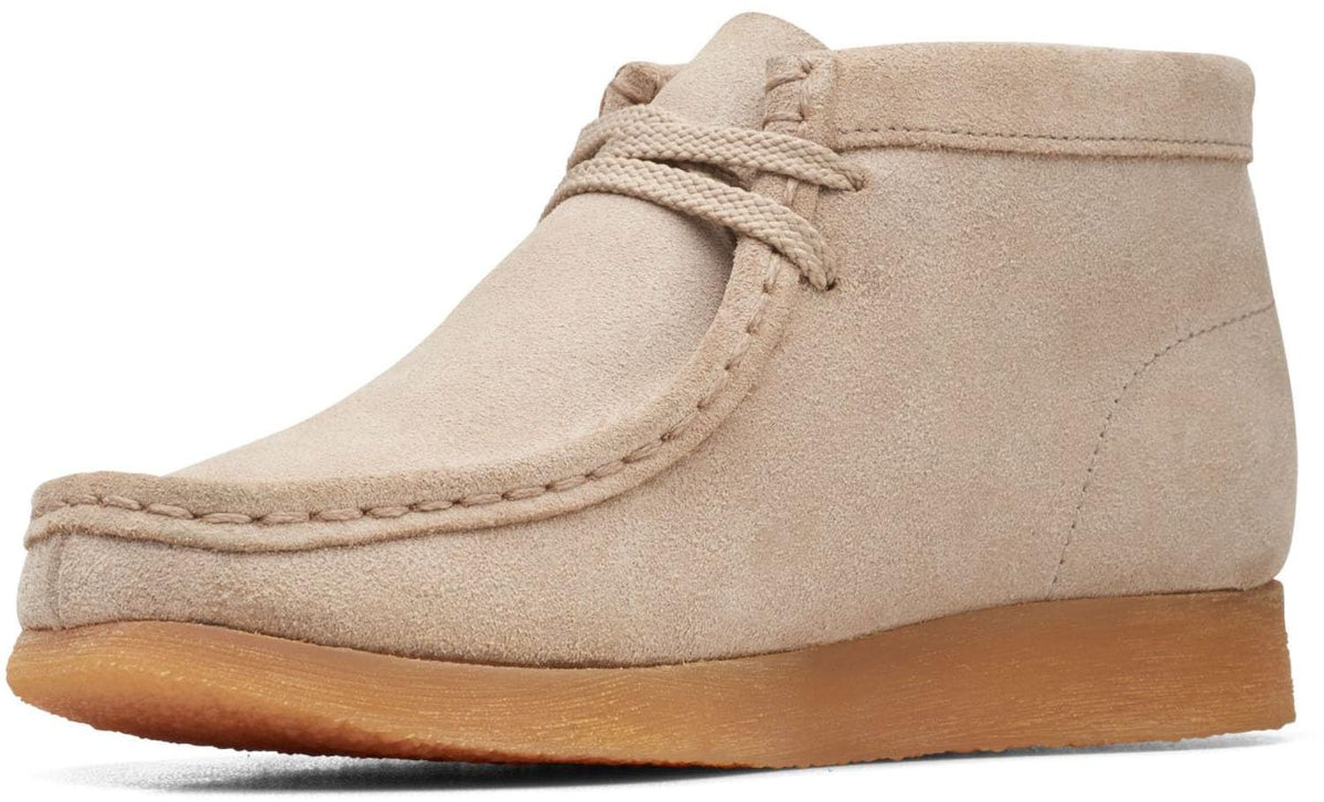 Clarks Preschool Wallabee Boot - Sand Suede