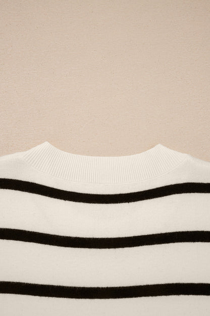 Threaded Pear Alayna Crewneck Short Sleeve Sweater