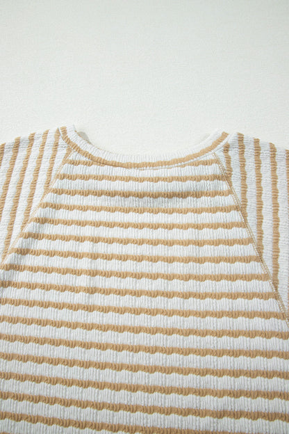 Threaded Pear Liv Detail Half Sleeve PLUS Top