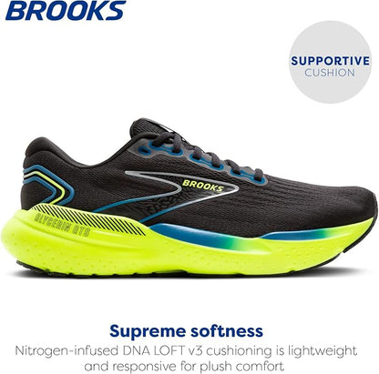 Brooks Glycerin Gts 21 Black/Blue/Nightlife ,9.5