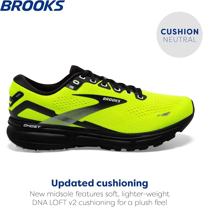 Brooks Men's Ghost 15 Nightlife/Black/Ebony