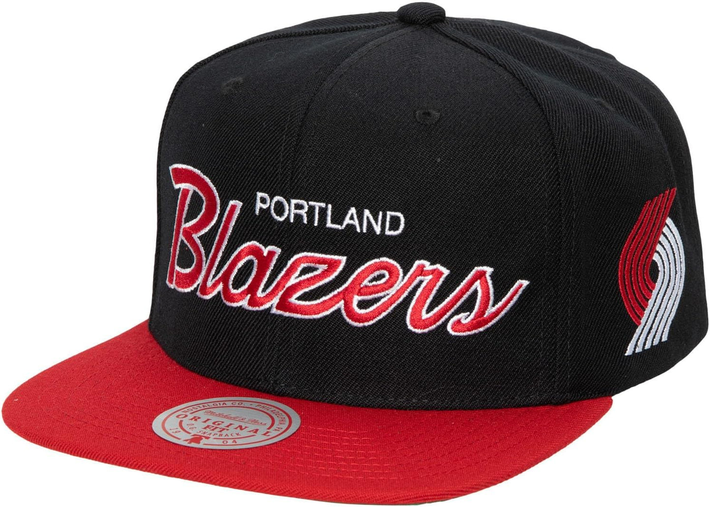 Men's Mitchell & Ness NBA Team Script 2.0 Snapback Hwc Trail Blazers