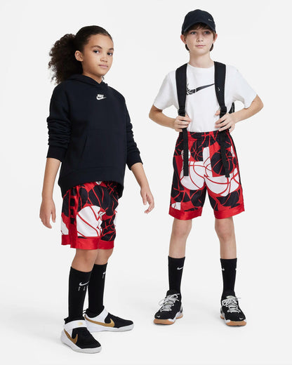 Nike Youth Dri-Fit Elite Big Kids' Printed Basketball Shorts