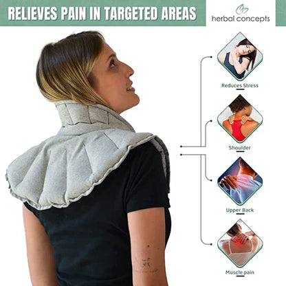 Soothing Herbal Neck & Shoulder Wrap – Hot/Cold Aromatherapy