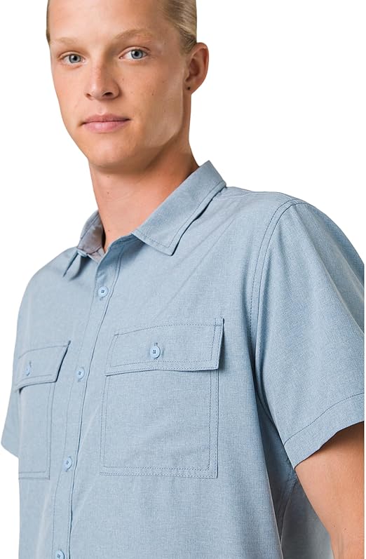 Prana Men's Lost Sol Ss Regular Fit Upf 30+ Shirt Shirts