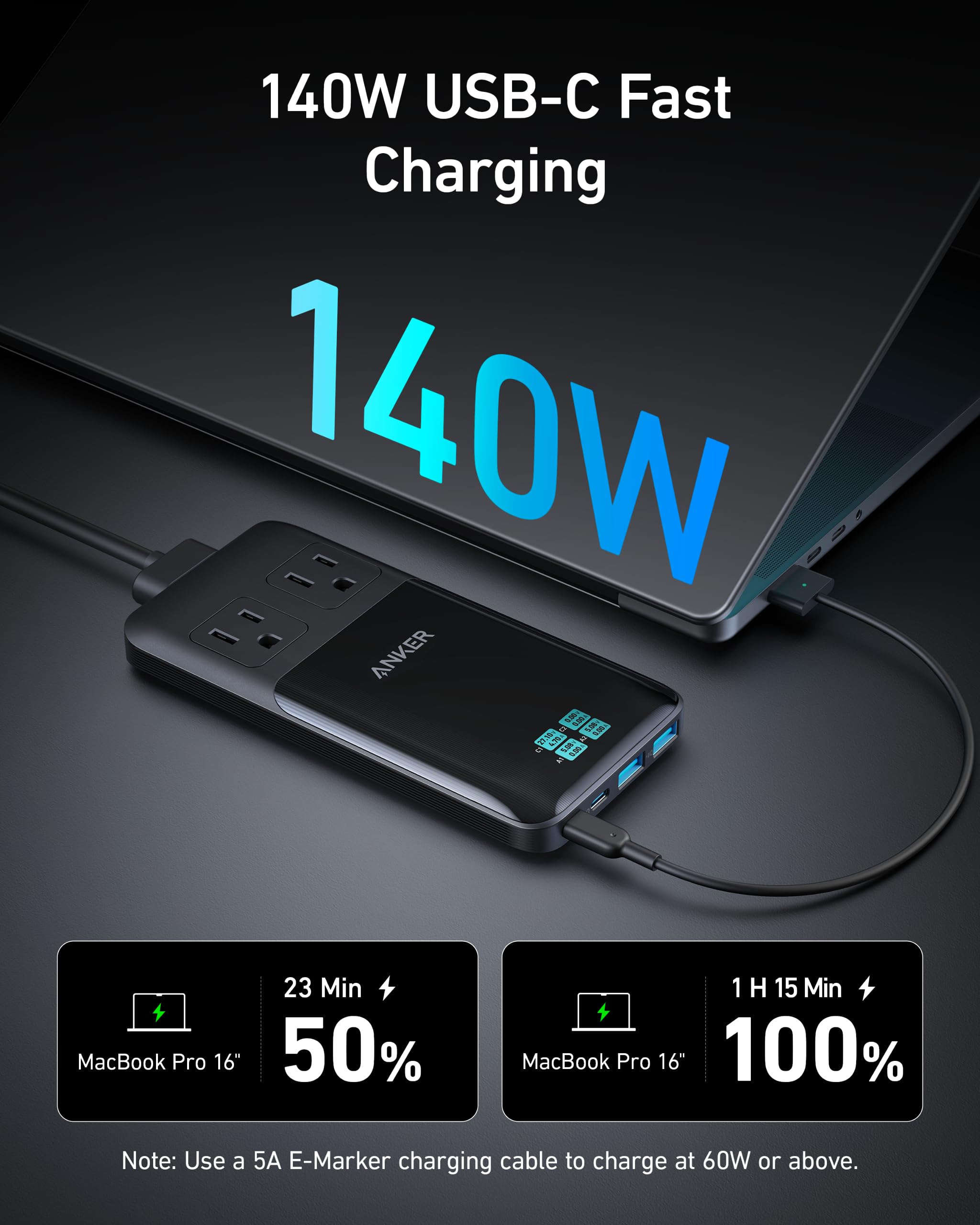Anker Prime 6-in-1 Charging Station (140W) – Zulily