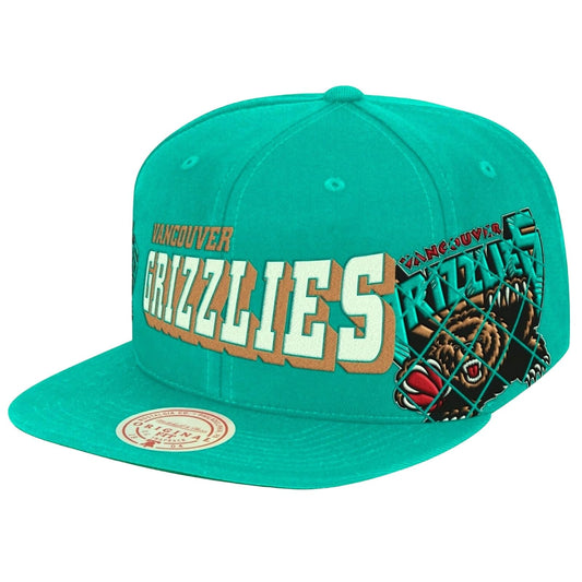 Men's Mitchell & Ness NBA The Grid Snapback Hwc Grizzlies