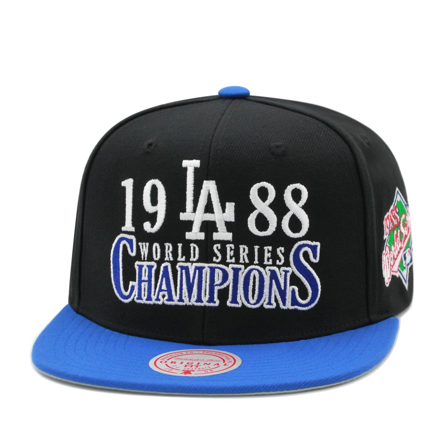 Men's Mitchell & Ness MLB World Series Champions Snapback Coop Dodgers