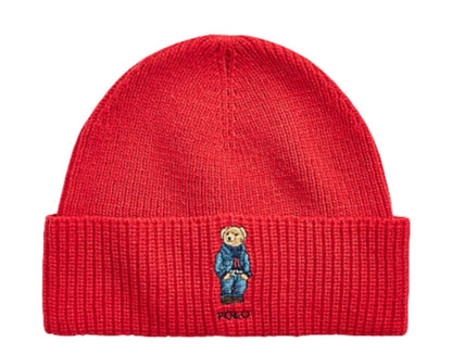 Polo Ralph Lauren Adult Solid Denim Bear Beanie Hats