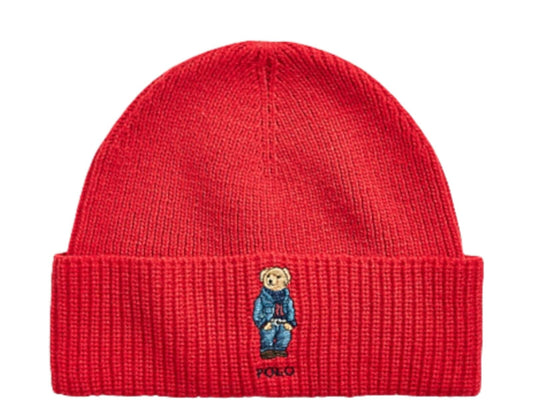 Polo Ralph Lauren Adult Solid Denim Bear Beanie Hats