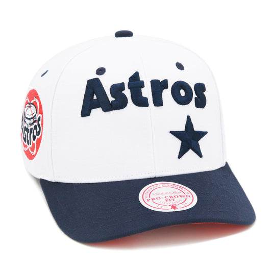 Mitchell & Ness Men's MLB Evergreen Pro Snapback Coop Astros Snapback Caps