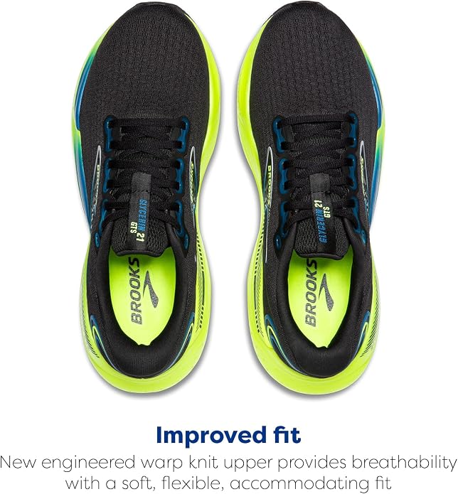 Brooks Glycerin Gts 21 Black/Blue/Nightlife ,9.5