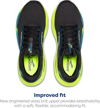 Brooks Glycerin Gts 21 Black/Blue/Nightlife ,9.5