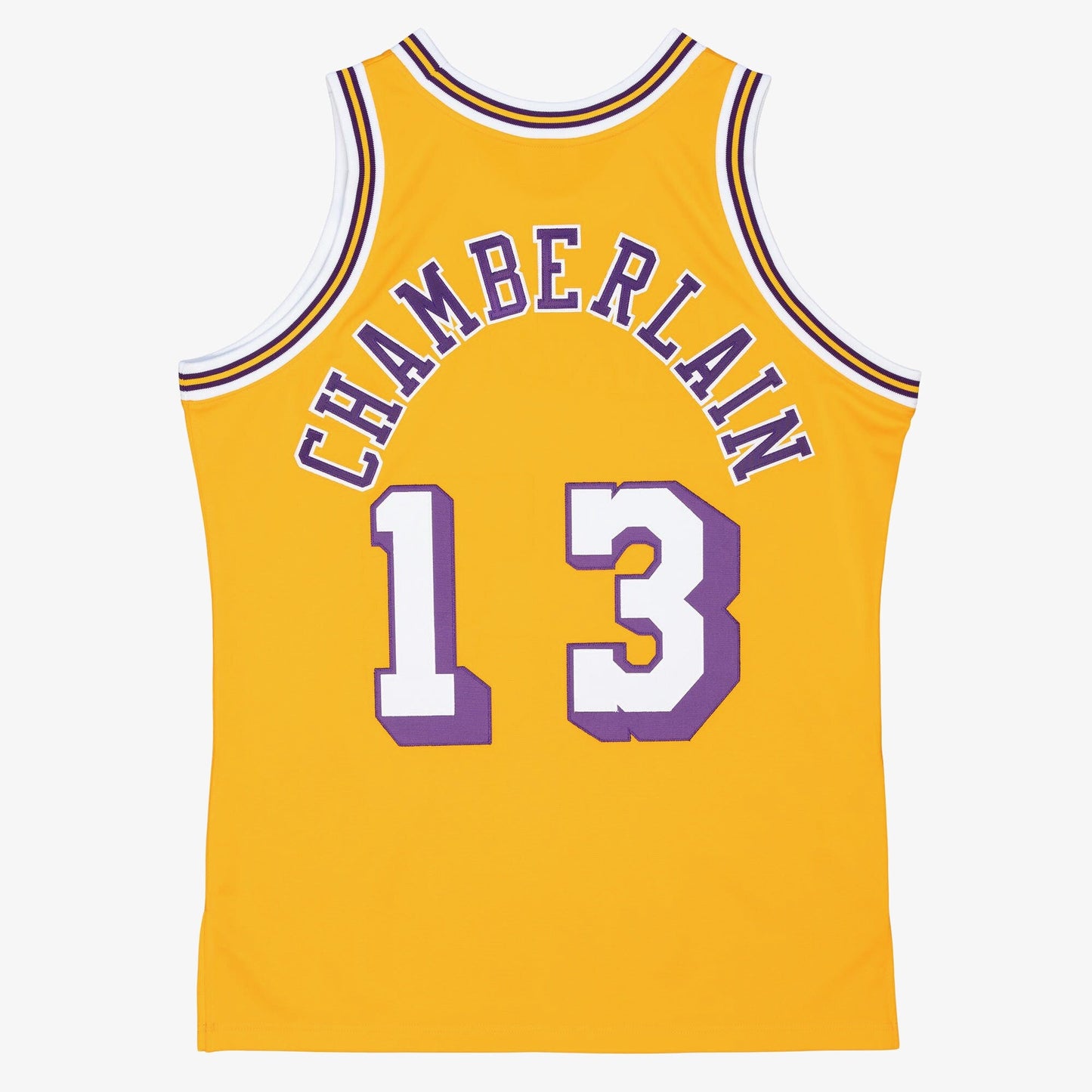 Men's Mitchell & Ness NBA Authentic Jersey Lakers 1971 Wilt Chamberlain