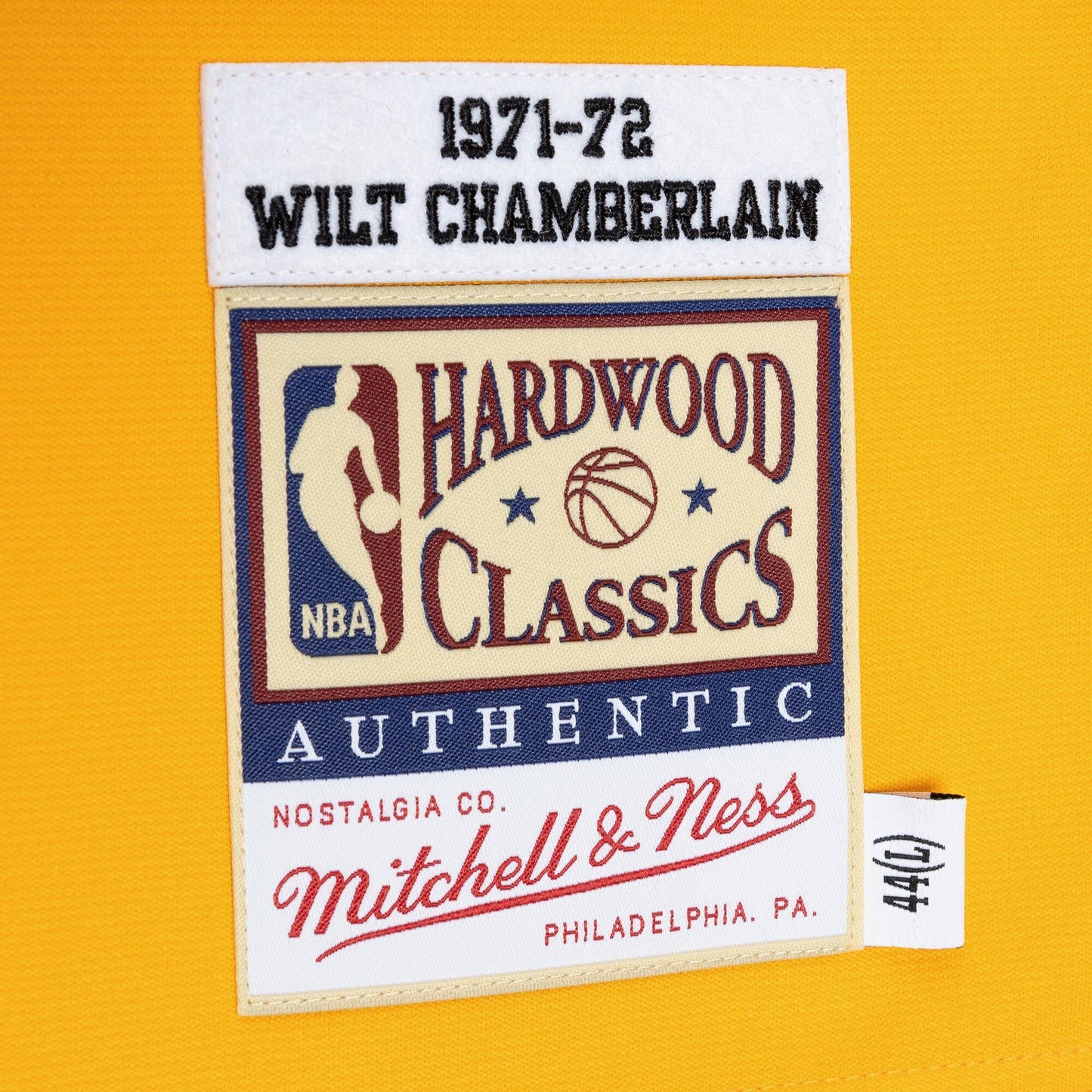Men's Mitchell & Ness NBA Authentic Jersey Lakers 1971 Wilt Chamberlain