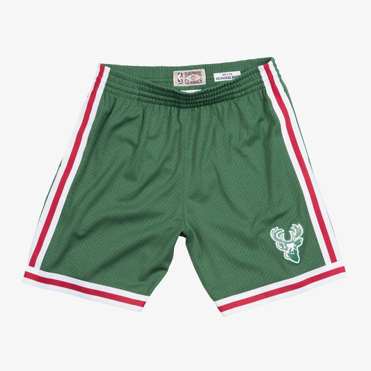 Mitchell & Ness Men's NBA Swingman Road Shorts Bucks 71-72