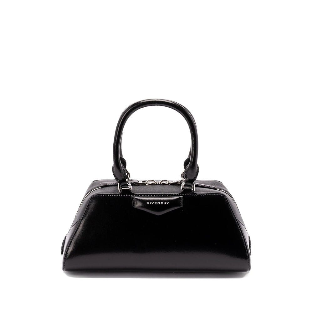 Tote Bag Black Calf Leather
