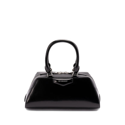 Tote Bag Black Calf Leather