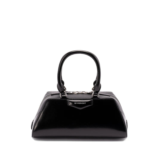 Tote Bag Black Calf Leather