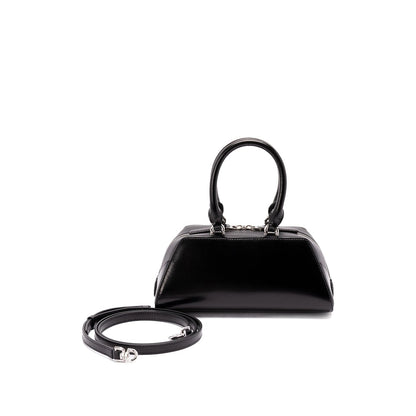 Tote Bag Black Calf Leather