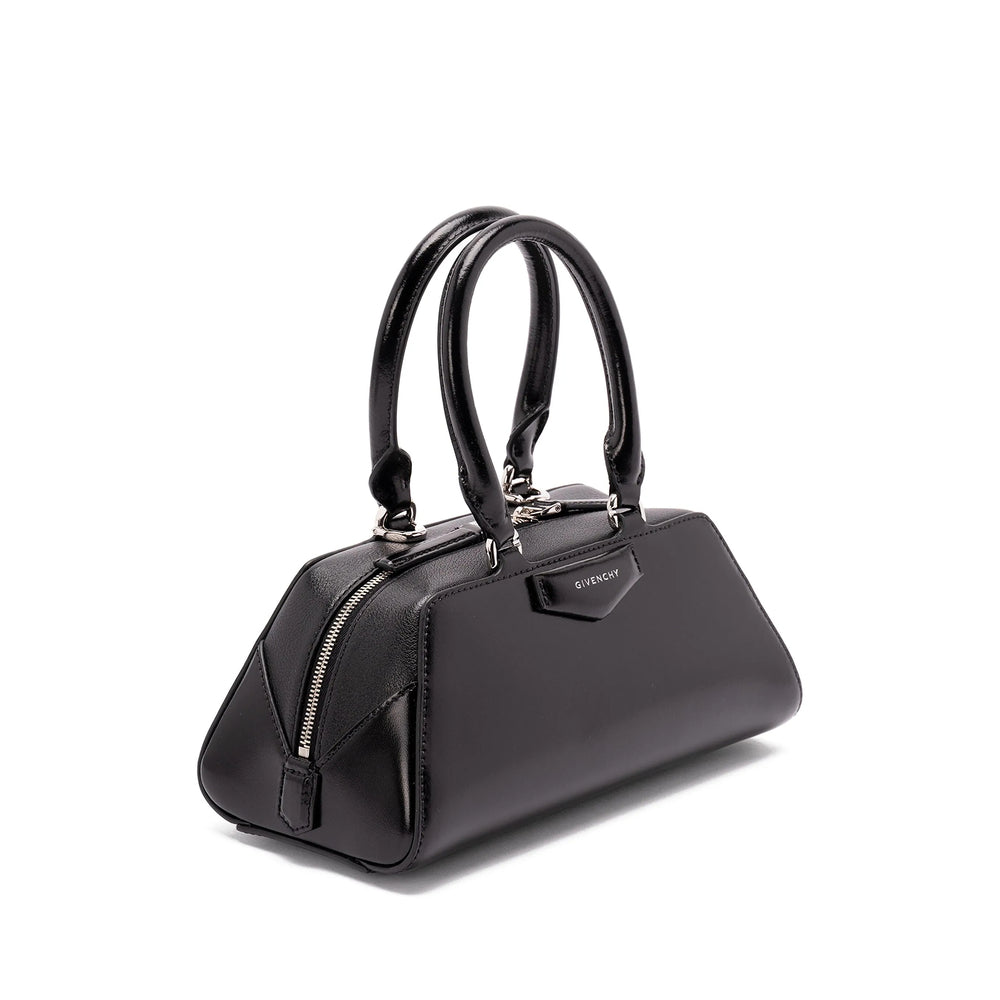 Tote Bag Black Calf Leather