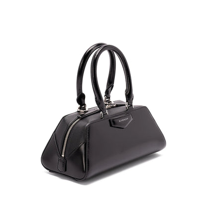 Tote Bag Black Calf Leather