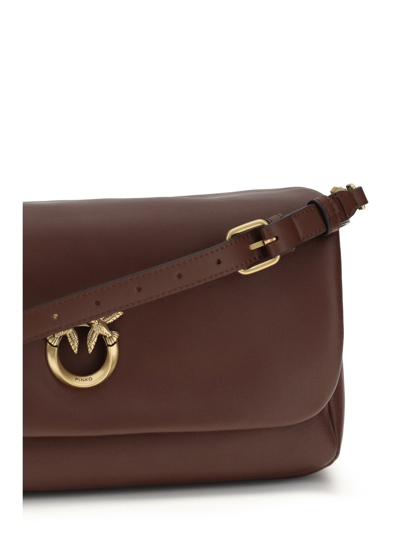 Shoulder Bag Baguette Soft Burgundy Calf Leather