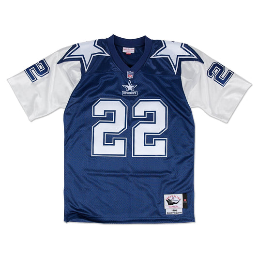 [AJY6CP18022-DCONAVY95ESM] Mens Mitchell & Ness NFL Authentic Jersey Dallas Cowboys 1995 Emmit Smith - sneakAR