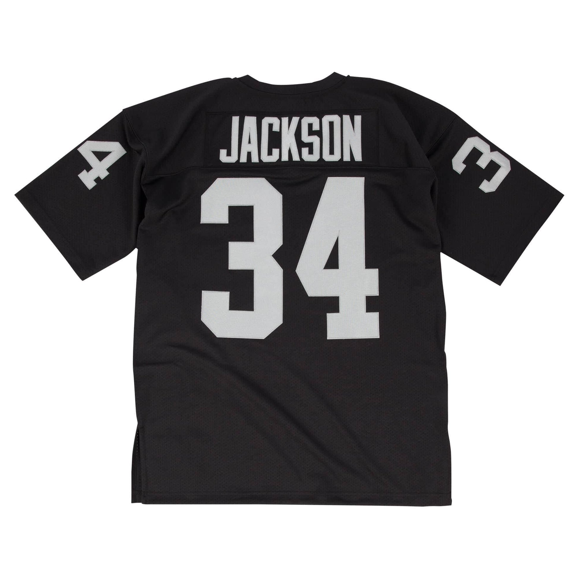 [AJY6CP18145-LAIBLCK90BJA] Mens Mitchell & Ness NFL Authentic Jersey Oakland Raiders 1990 Bo Jackson - sneakAR