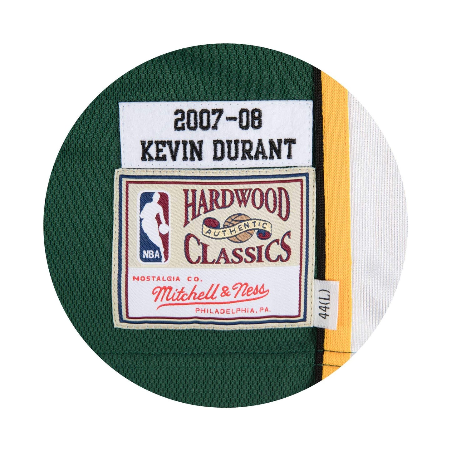 Men's Mitchell & Ness NBA Kevin Durant 2007-08 Authentic Jersey Seattle Supersonics
