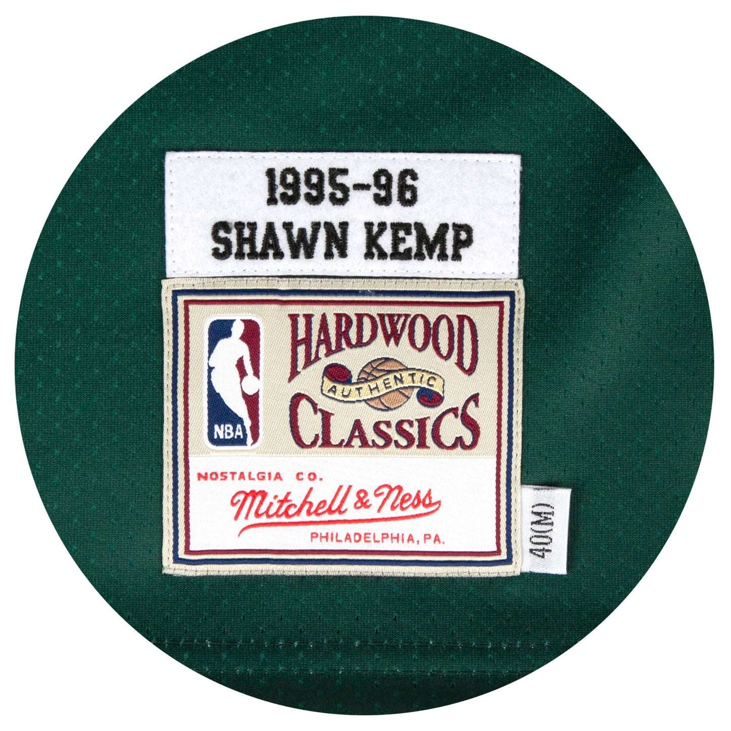 Men's Mitchell & Ness NBA Shawn Kemp 1995-96 Authentic Jersey Seattle Supersonics