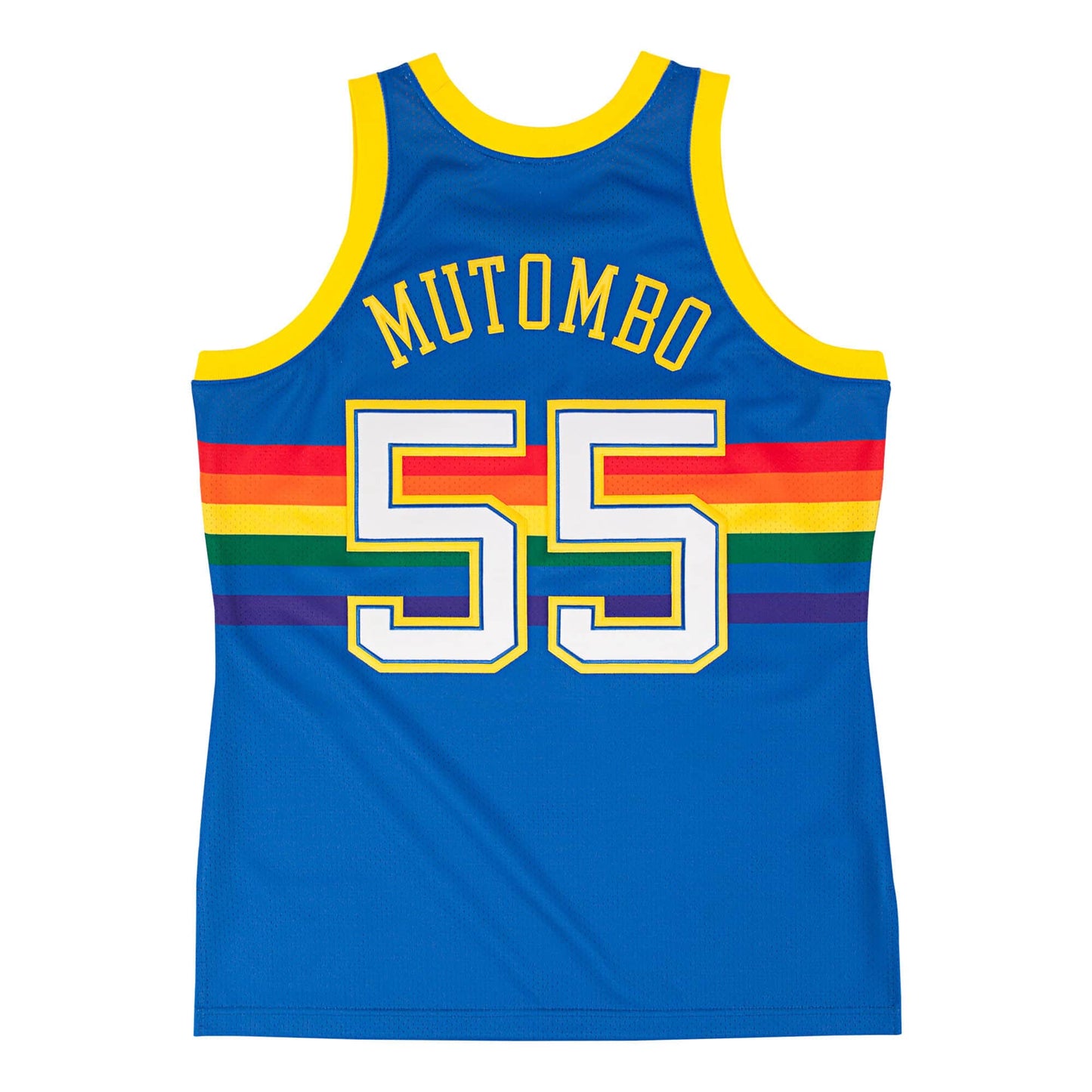Mitchell & Ness Men's NBA Authentic Jersey 1991 Denver Nuggets Dikembe Mutombo