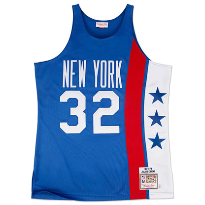 Mitchell & Ness Men's NBA Authentic Jersey 1973 New York Nets Julius Erving #32