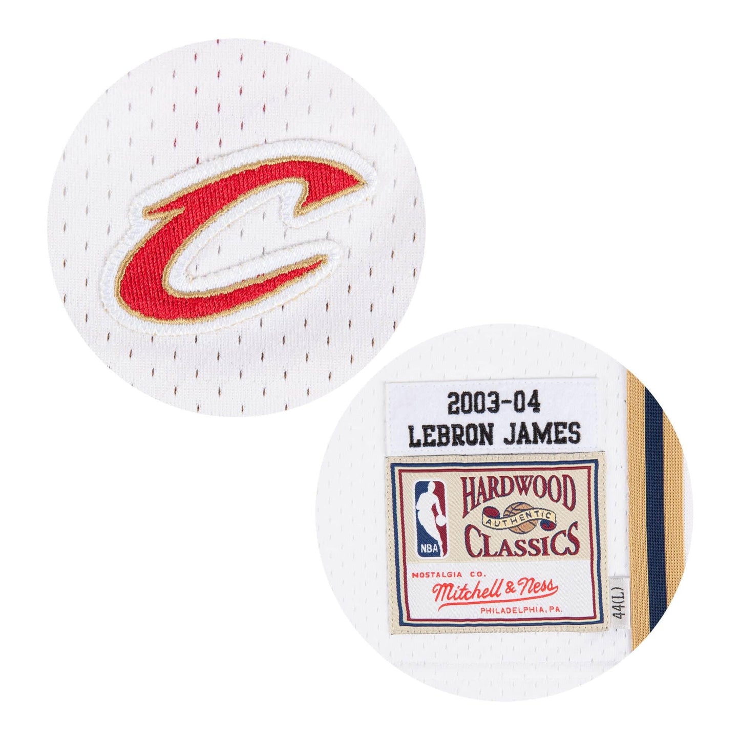 Mitchell & Ness Men's NBA Authentic Jersey 2003 Cavaliers Lebron James #23 Jerseys