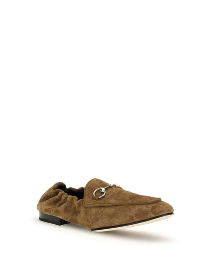 Loafers GG Suede Pepper Brown