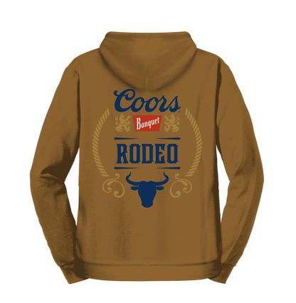 Coors Rodeo Hooded Sweatshirt - Brown