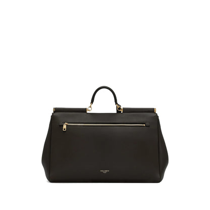 Tote Bag Black Calfskin