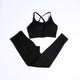 Black bra pantsuit