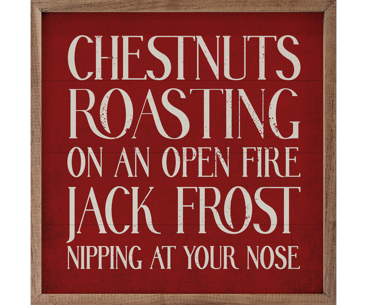 Kendrick Home Chestnuts Roasting Red