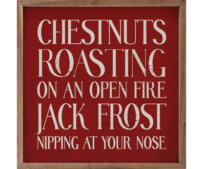 Kendrick Home Chestnuts Roasting Red