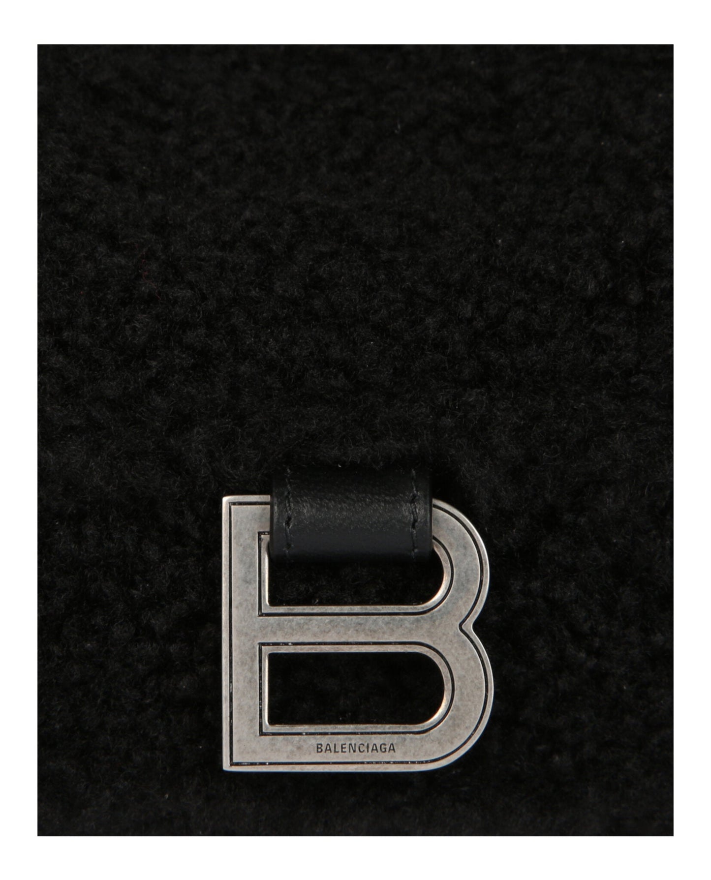 Balenciaga Crush Small Chain Bag With Faux Shearling