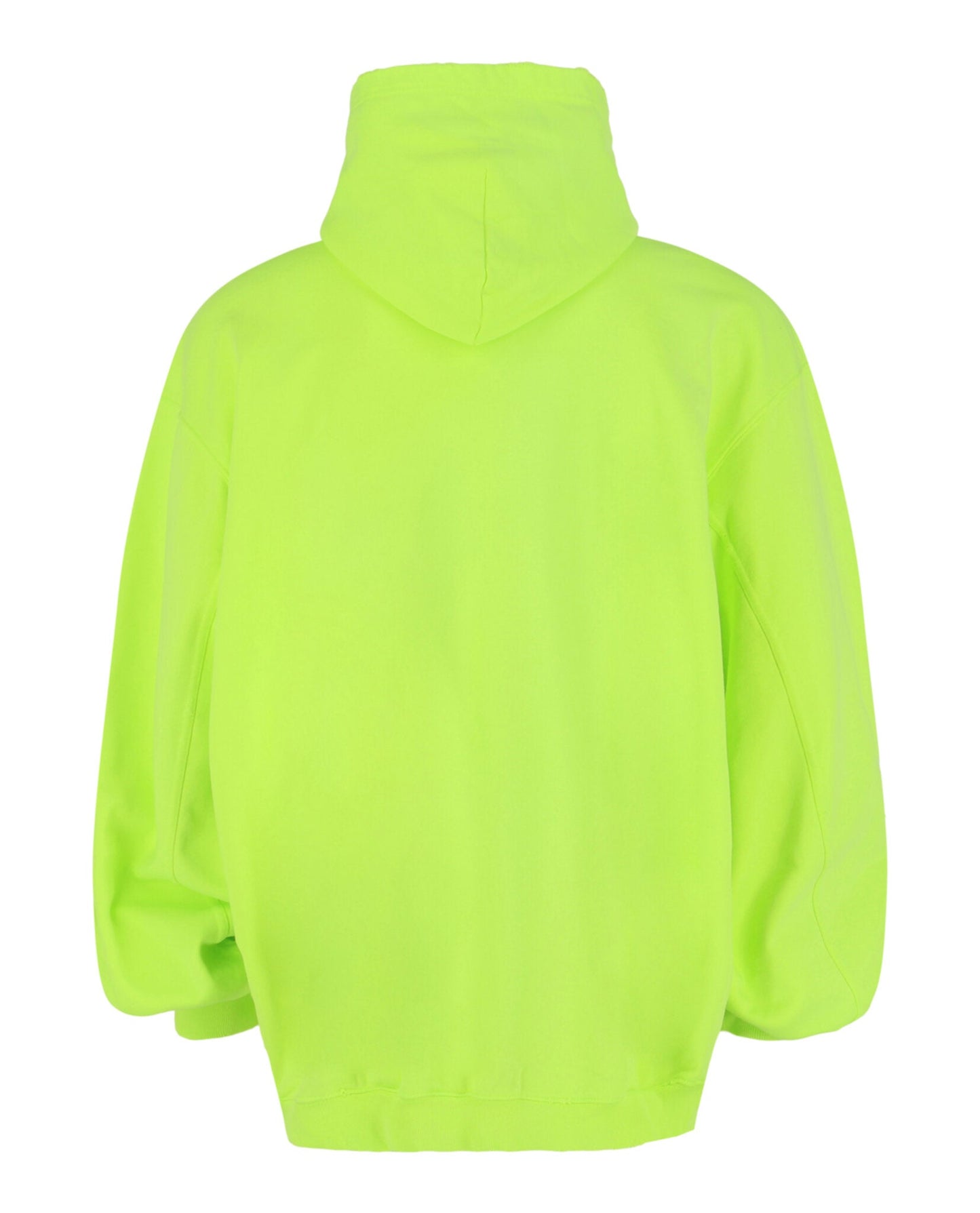 Balenciaga Caps Destroyed Graphic Print Hoodie