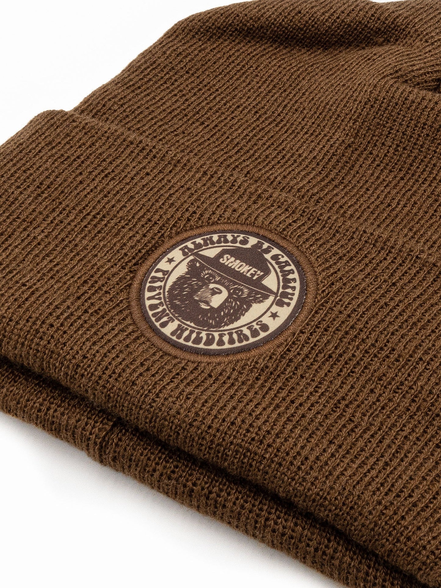 Smokey Bear Always Be Careful Prevent Wildfires Beanie - Brown