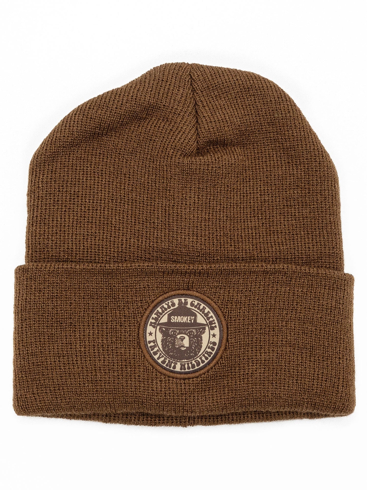 Smokey Bear Always Be Careful Prevent Wildfires Beanie - Brown
