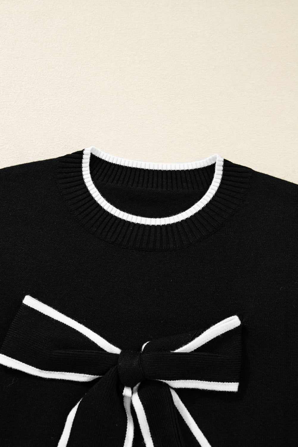 Threaded Pear Malaysia accent Holiday Cropped Sweater